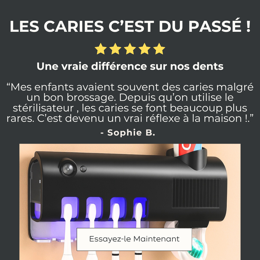 Stérilisateur UV Brosse à Dents